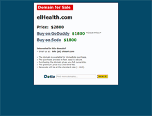 Tablet Screenshot of elhealth.com